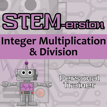Preview of STEM-ersion - Integer Multiplication & Division Printable & Digital Activity