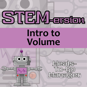 Preview of STEM-ersion - Intro to Volume Printable & Digital Activity