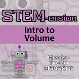 STEM-ersion - Intro to Volume Printable & Digital Activity