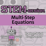 STEM-ersion - Multi-Step Equations Printable & Digital Act