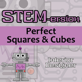 STEM-ersion - Perfect Squares and Cubes Printable & Digita