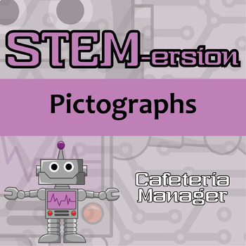 Preview of STEM-ersion - Pictographs Printable & Digital Activity - Cafeteria Manager