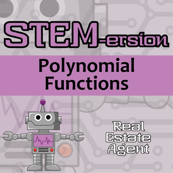 Preview of STEM-ersion - Polynomial Functions Printable & Digital Activity