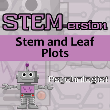 Preview of STEM-ersion - Stem and Leaf Plots Printable & Digital Activity - Psychologist