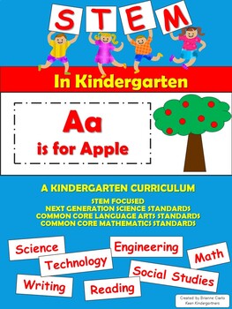 Preview of STEM in Kindergarten: Aa is for Apple  (printable & hands-on activities)