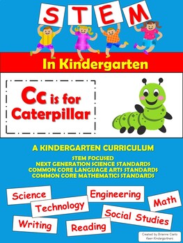 Preview of STEM in Kindergarten: Cc is for Caterpillar (printable & hands-on activities)