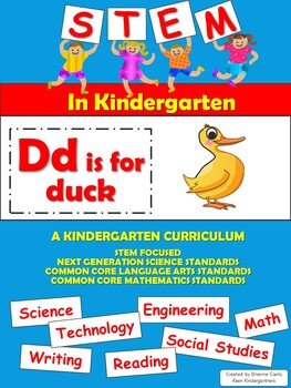 Preview of STEM in Kindergarten: Dd is for Duck (printable & hands-on activities)