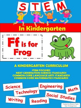 Preview of STEM in Kindergarten: Ff is for Frog (printable & hands-on activities)