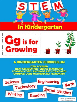 Preview of STEM in Kindergarten: Gg is for Growing (printable & hands-on activities)