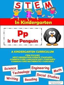 Preview of STEM in Kindergarten: Pp is for Penguin (printable & hands-on activities)