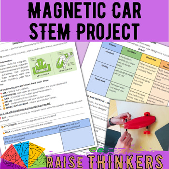 Magnetic car science project 