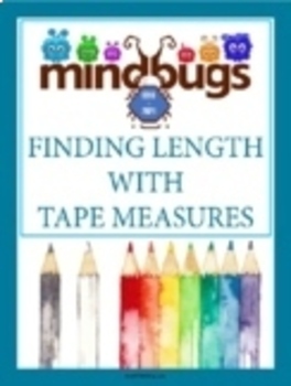 Preview of STEM measurement skills 5th MindBugs: Tape Measure - Metric