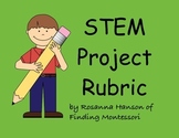 STEM project rubric for self-evaluation