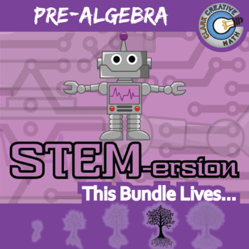 Preview of STEMersion - PRE-ALGEBRA BUNDLE - Printable & Digital Activities