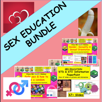 Preview of STI + STD Sexual Health Bundle of resources