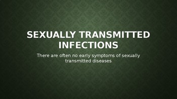 Preview of STI/STDs PowerPoint
