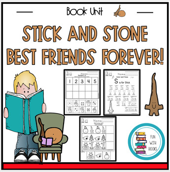 Preview of STICK AND STONE: BEST FRIENDS FOREVER! BOOK UNIT