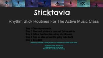 Preview of STICKTAVIA Rhythm Stick Routine
