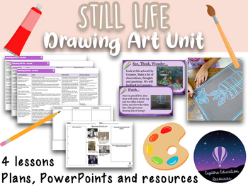 Preview of STILL LIFE SKETCHING Art Unit - 4 Outstanding Lessons