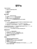 STI/STD notes