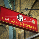 STOCK PHOTOS: Hogwarts Express Sign - Harry Potter | Bonus