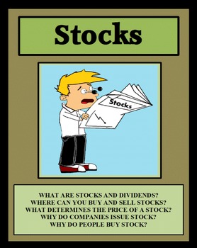 Preview of STOCKS - THE STOCK MARKET, Financial Literacy, Economics