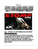 STOMP LIVE 2009 Viewing Guide Question Worksheet