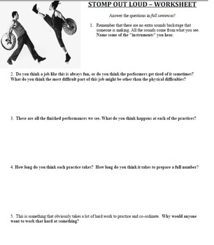 Preview of STOMP Out Loud worksheet