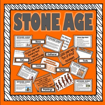 Stone Age Teaching Resources History Key Stage 1-2 Early Years Display Pack