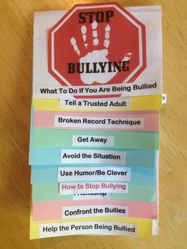 Preview of STOP BULLYING Interactive Booklets