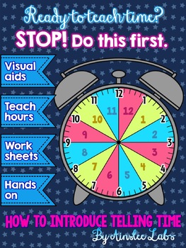 Preview of STOP! Teach THIS lesson before introducing telling time to the hour! THE BUNDLE