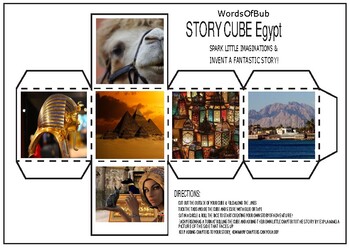 Preview of #PD2020ELE : STORY CUBE Egypt / A4 / Tell a fantastic story!