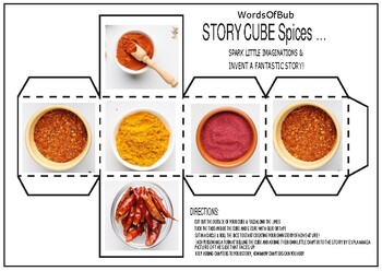 Preview of STORY CUBE Spices / A4 / Tell a fantastic story!