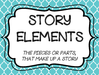 STORY ELEMENTS POSTERS by Teaching Tales | TPT