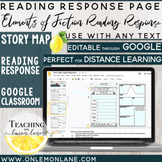 STORY MAP Digital Reading Response Comprehension Google Ac