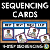 STORY PICTURE 4 STEP SEQUENCING EVENT CARDS KINDERGARTEN A