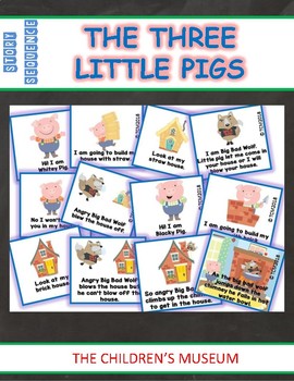 Preview of STORY SEQUENCE - THE THREE LITTLE PIGS