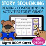 STORY SEQUENCING Grade 1 Reading Comprehension BOOM CARDS 