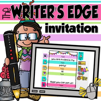 Preview of THE WRITER'S EDGE: An INVITATION Writing Activity