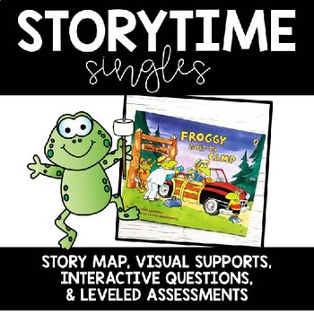Preview of STORY TIME SINGLES: Froggy Goes to Camp