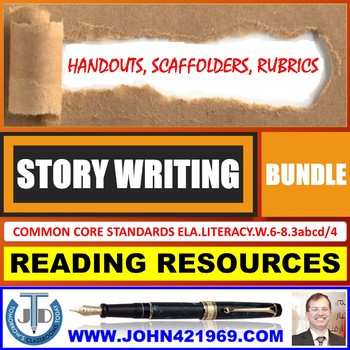 Preview of STORY WRITING HANDOUTS BUNDLE