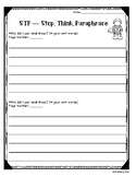 STP Comprehension Strategy - Stop, Think, Paraphrase Works