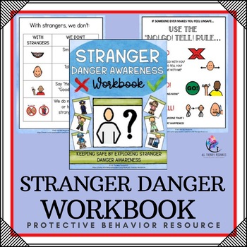 Preview of STRANGER DANGER AWARENESS Workbook - Personal Child Safety