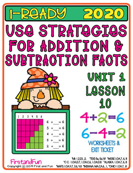 STRATEGIES FOR ADDITION & SUBTRACTION FACTS TO 10 UNIT 1 LESSON 10 2020