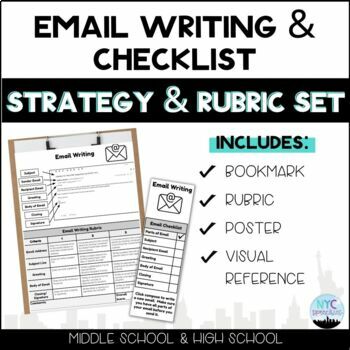 Preview of STRATEGY & RUBRIC SET: Email Writing & Checklist
