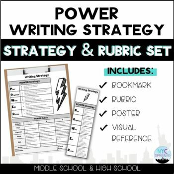 Preview of STRATEGY & RUBRIC SET: POWER Writing Strategy