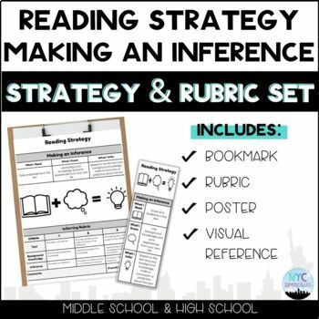Preview of STRATEGY & RUBRIC SET: Reading Strategy: Making an Inference