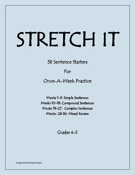Preview of STRETCH IT