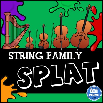 Preview of STRING FAMILY SPLAT (WITH LISTENING EXAMPLES)