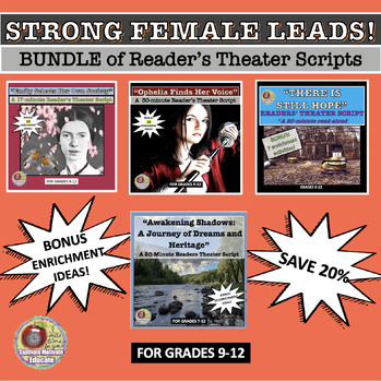 Preview of STRONG FEMALE LEADS!  BUNDLE of READERS' THEATER SCRIPTS, read aloud
